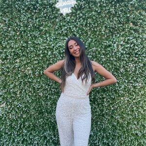 Bridal White Jumpsuit